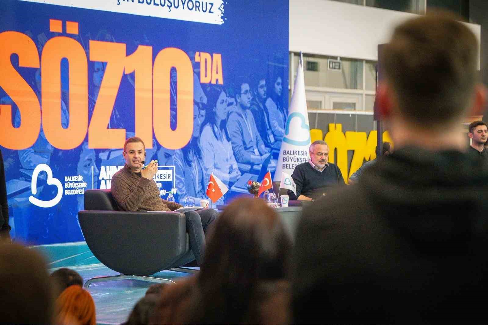 Başkan Ahmet Akın, gençlerle Balıkesir’in yarınını konuştu
