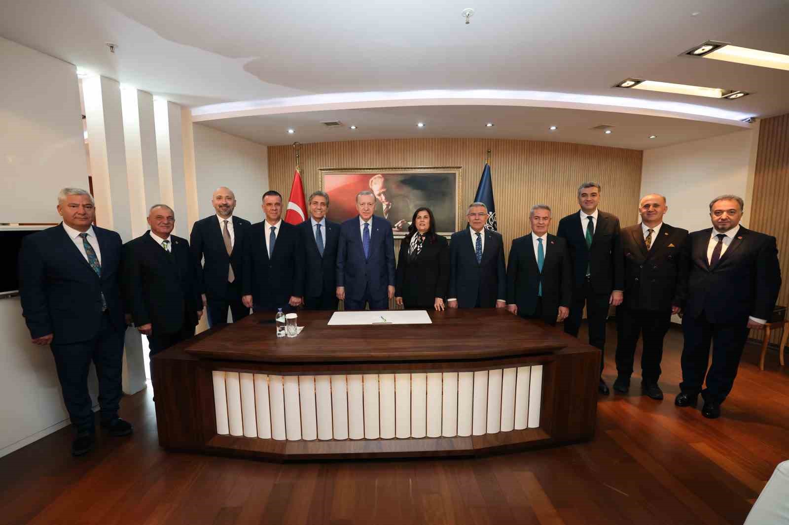 Başkan Arıkan: "Cumhurbaşkanımızla bir araya gelmek büyük onur"
