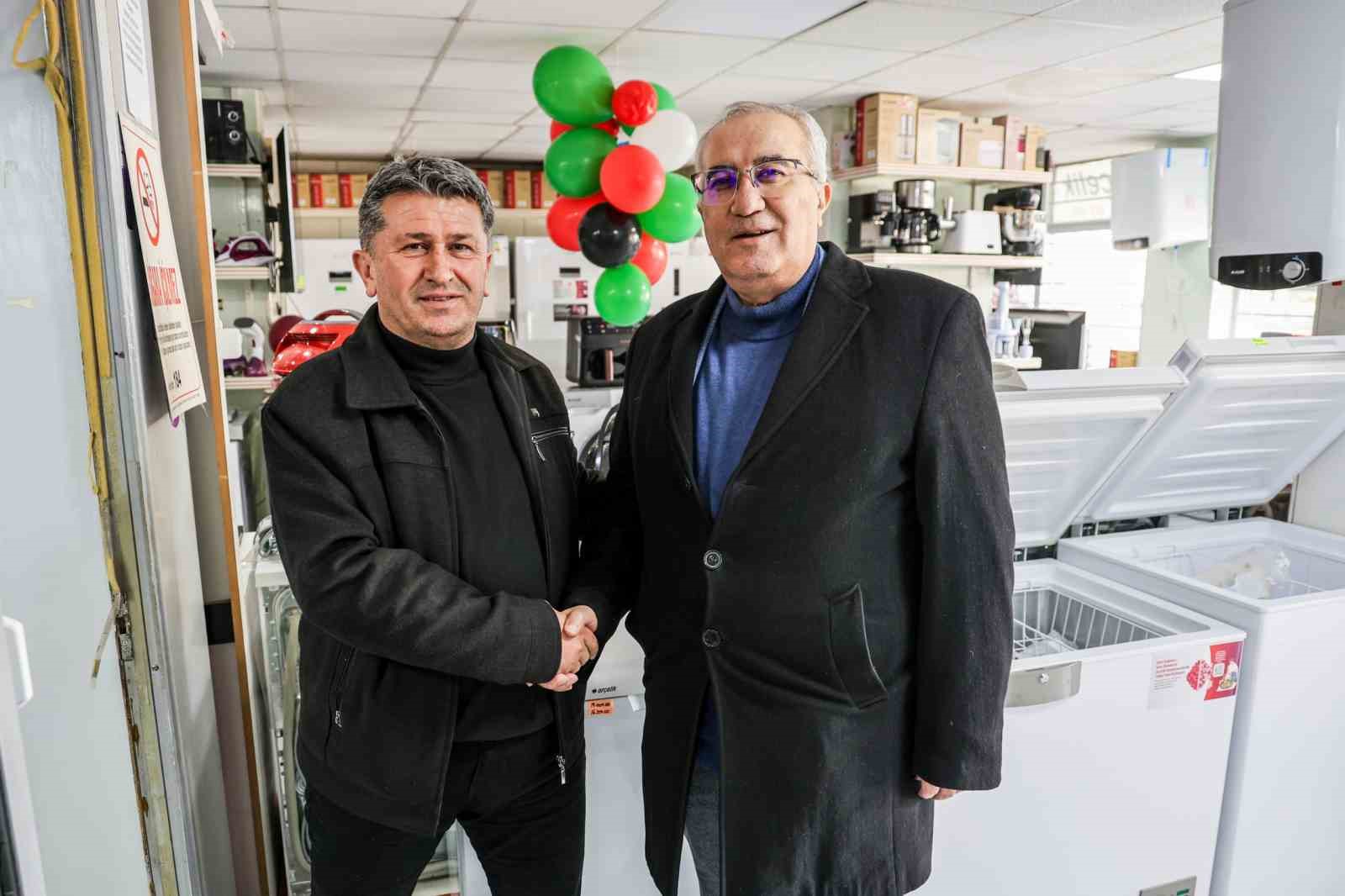 Başkan Arslan Çameli esnafı ile bir araya geldi
