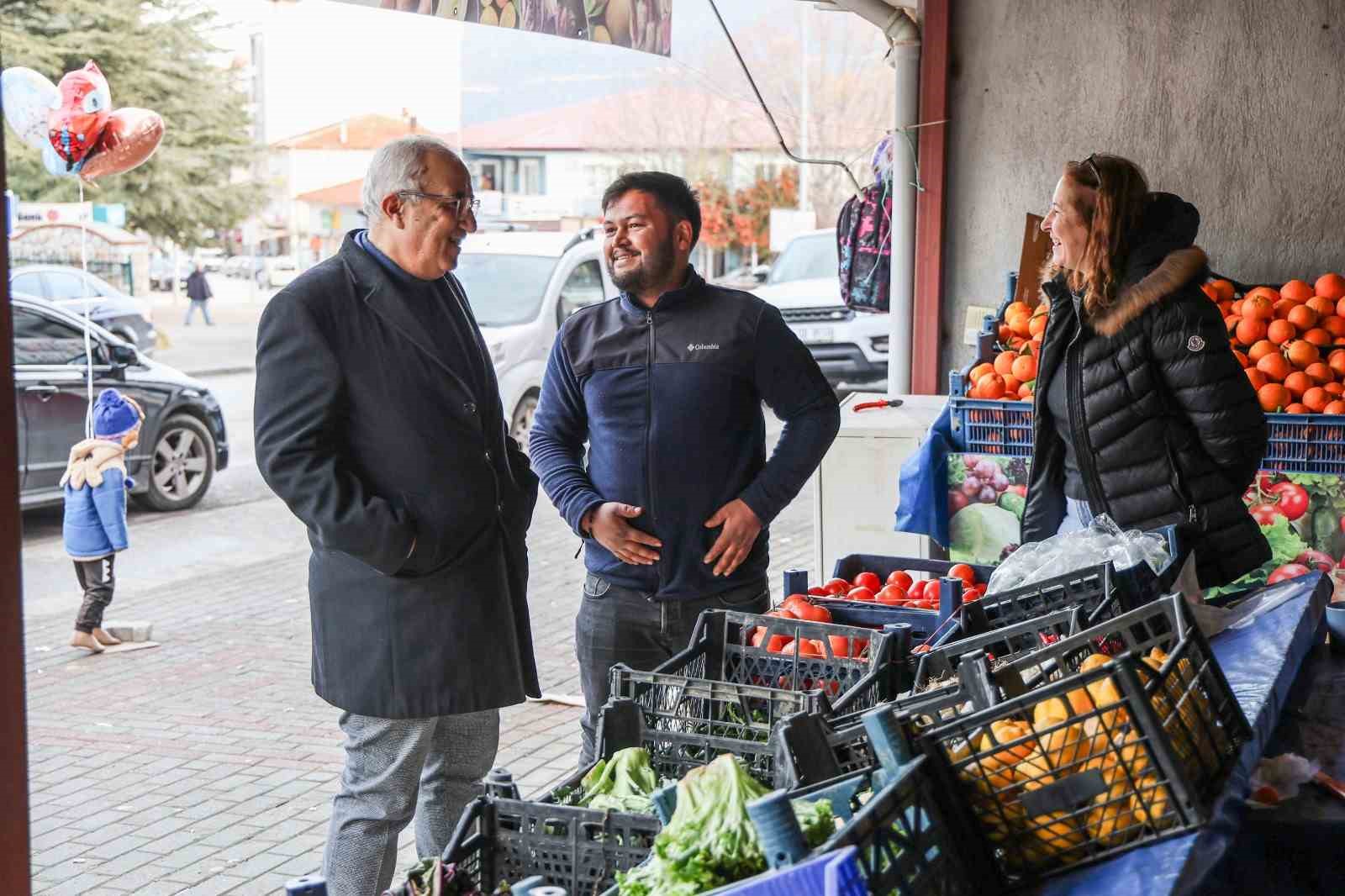 Başkan Arslan Çameli esnafı ile bir araya geldi

