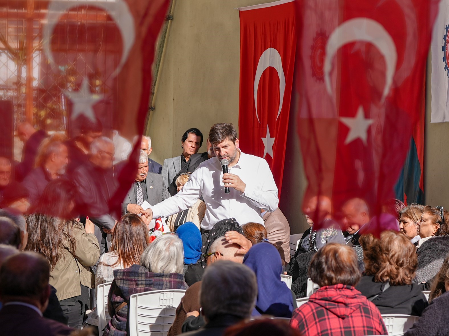 Başkan Boltaç emeklilerle projeleri paylaştı
