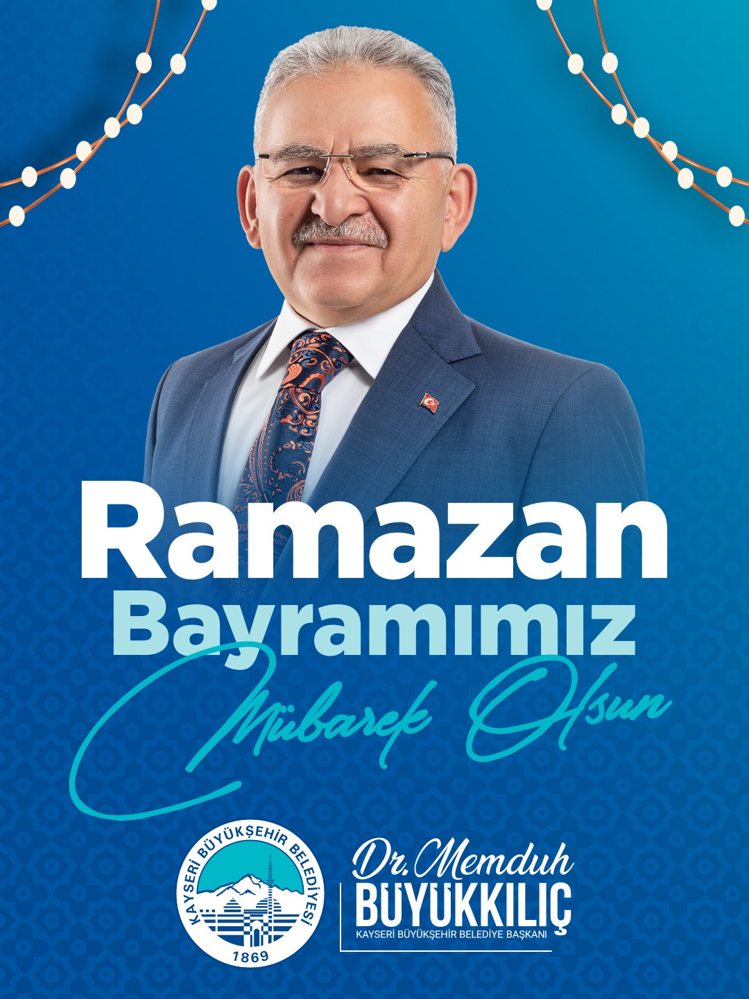 Başkan Büyükkılıç: "Bayram sevincimiz çoğalsın, tüm dünyaya yayılsın"
