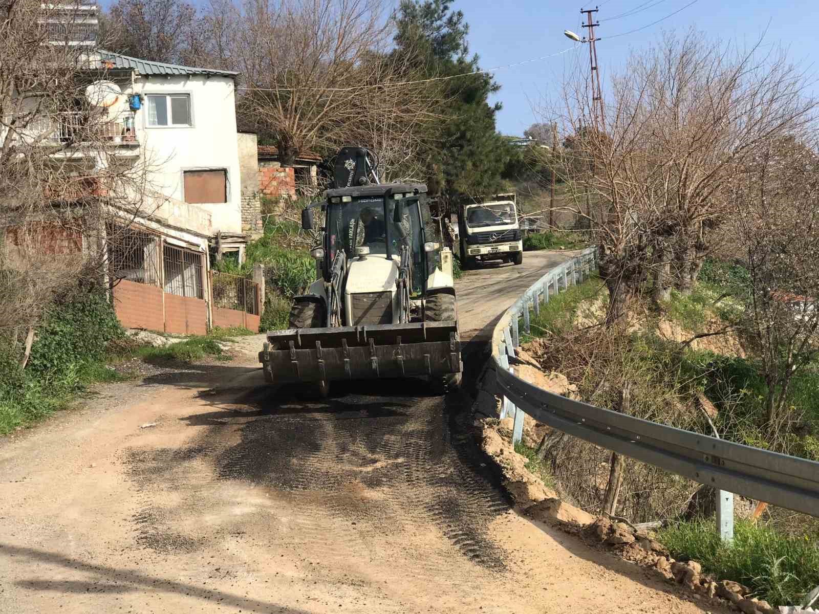 Başkan Çerçioğlu’nun çalışmalarıyla kırsal mahallelerin yolları yenileniyor
