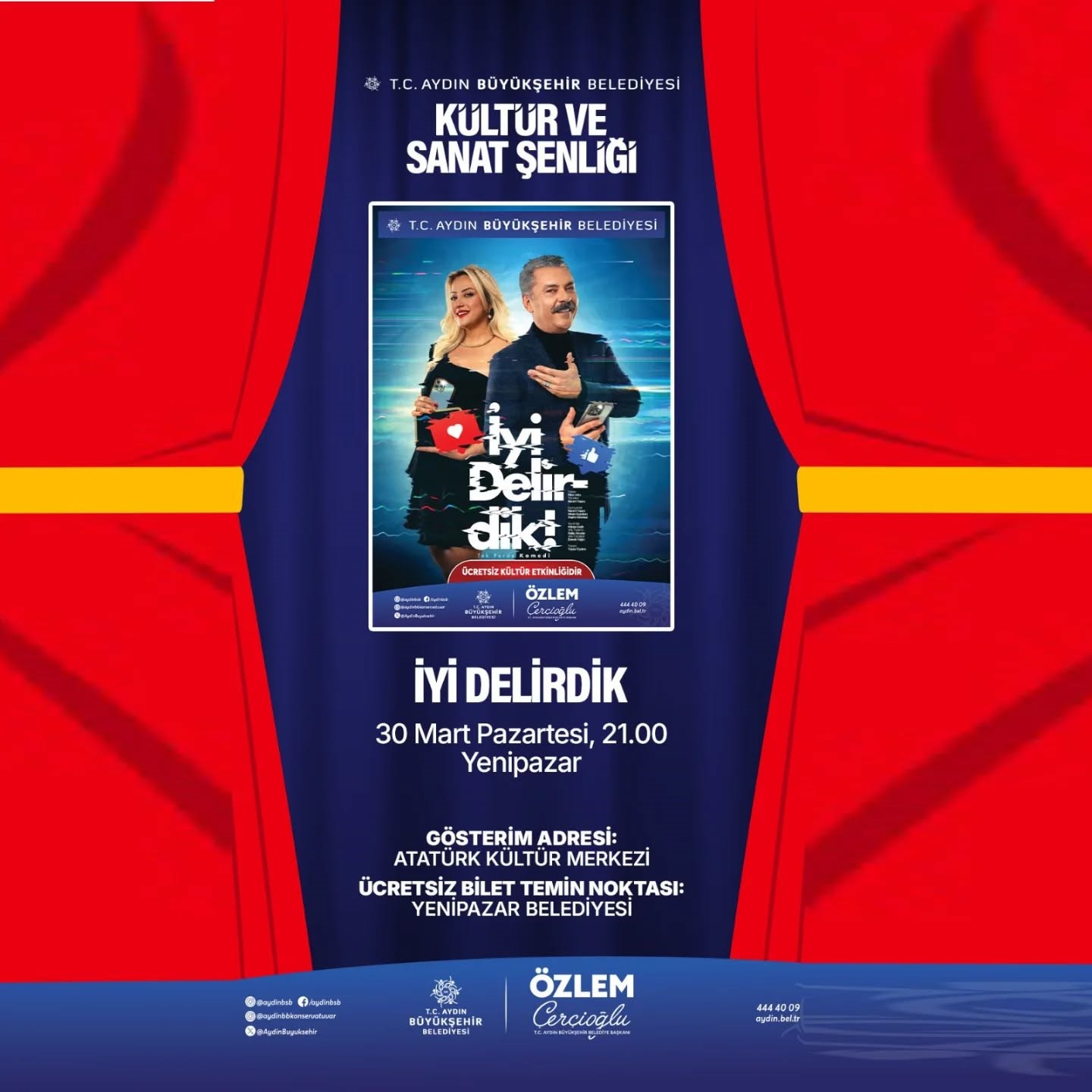 Başkan Ercan’dan tiyatro daveti
Başkan Ercan’dan tiyatro daveti