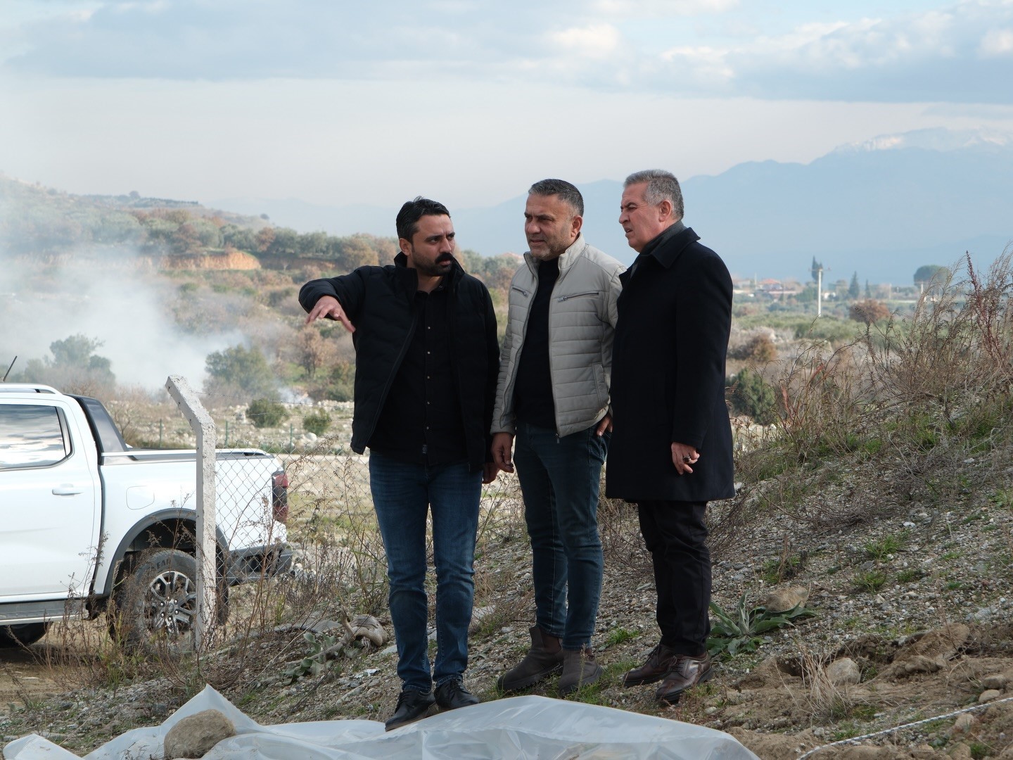 Başkan Erol, sondaj çalışmalarını inceledi
