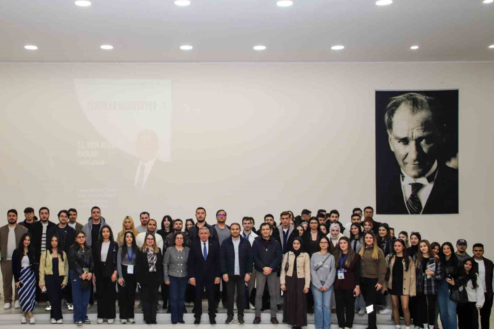 Başkan Güler, gençlerle tecrübelerini paylaştı
