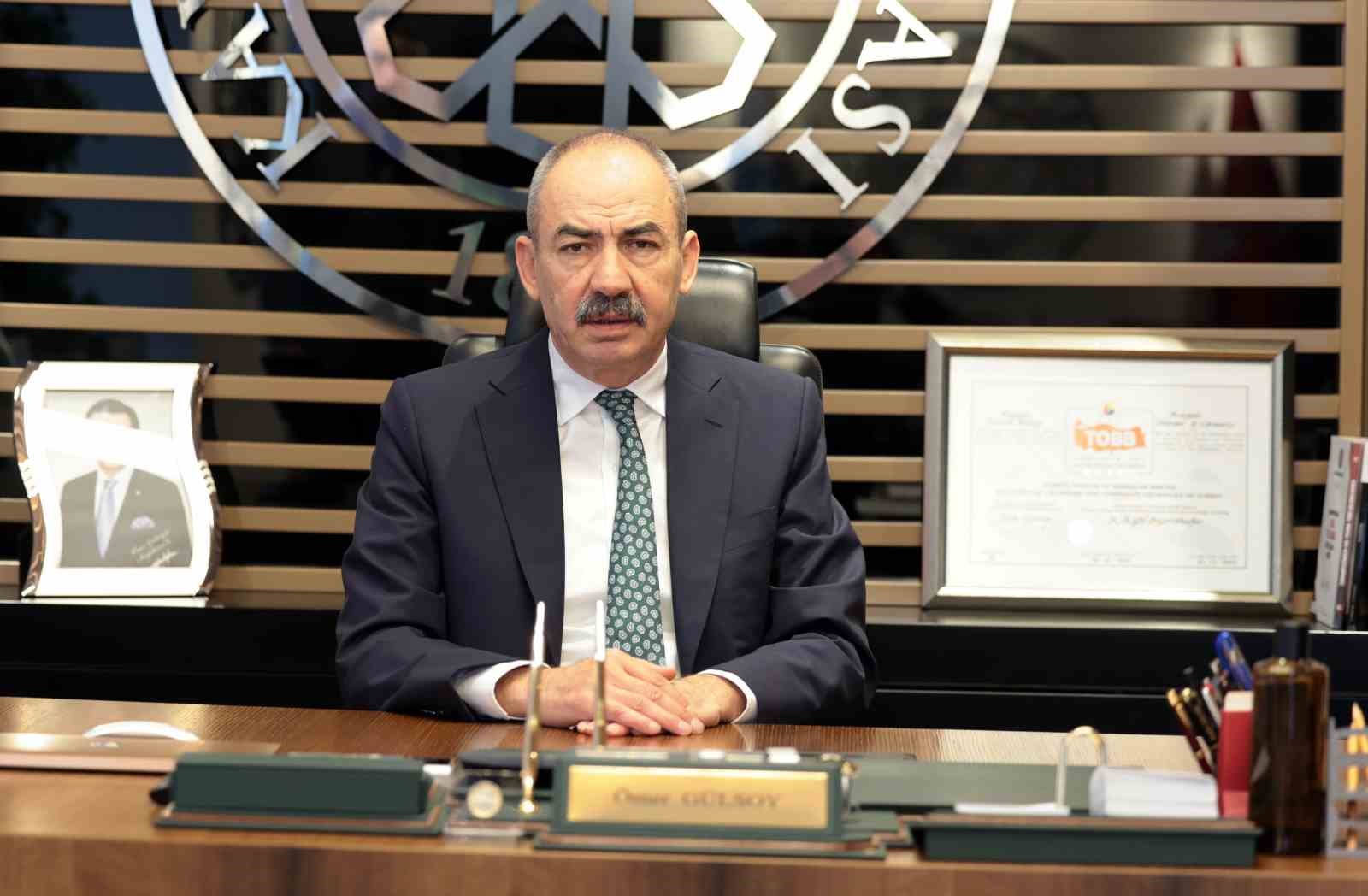 Başkan Gülsoy dış ticaret verilerini değerlendirdi
