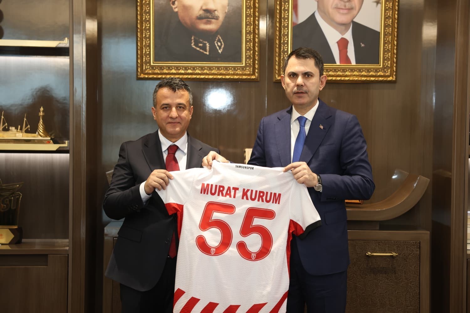 Başkan Halit Doğan, Bakan Murat Kurum’a Samsun projelerini anlattı
