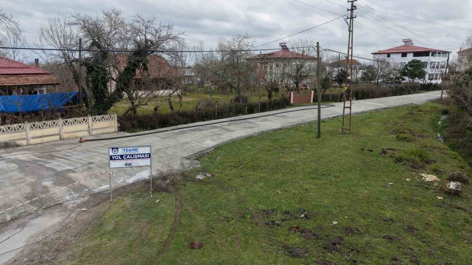 Başkan Kul: "Terme’nin her köşesine konforlu ulaşım getiriyoruz"
