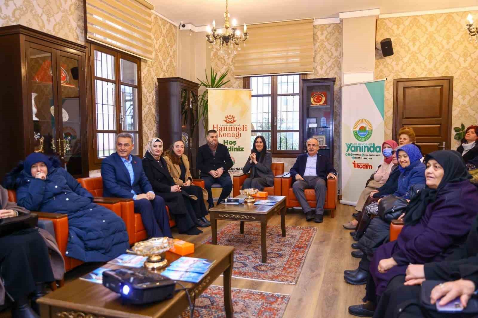 Başkan Kurnaz: "İlkadımlı kadınlarımız için kıymetli bir projeyi hayata geçirdik: Hanımeli Konağı"
