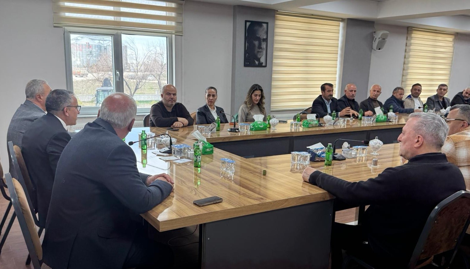 Başkan Memet Aslan sanayicilerle bir araya geldi
