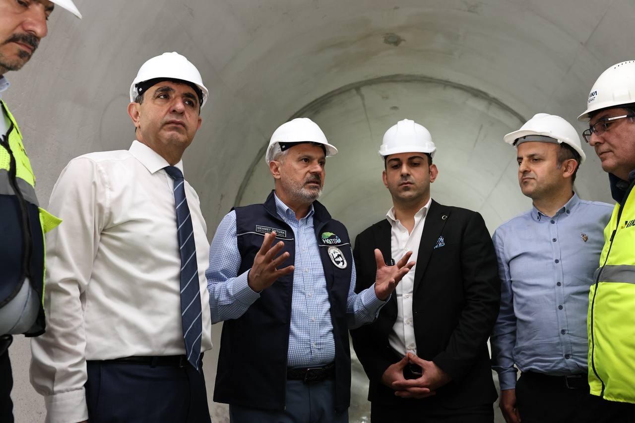 Başkan Öntürk, Türkiye’nin en büyük atık su tüneli projesini inceledi
