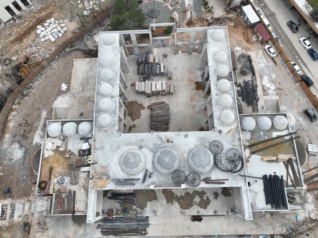 Başkan Sami Er, Söğütlü Camii inşaatını yerinde inceledi
