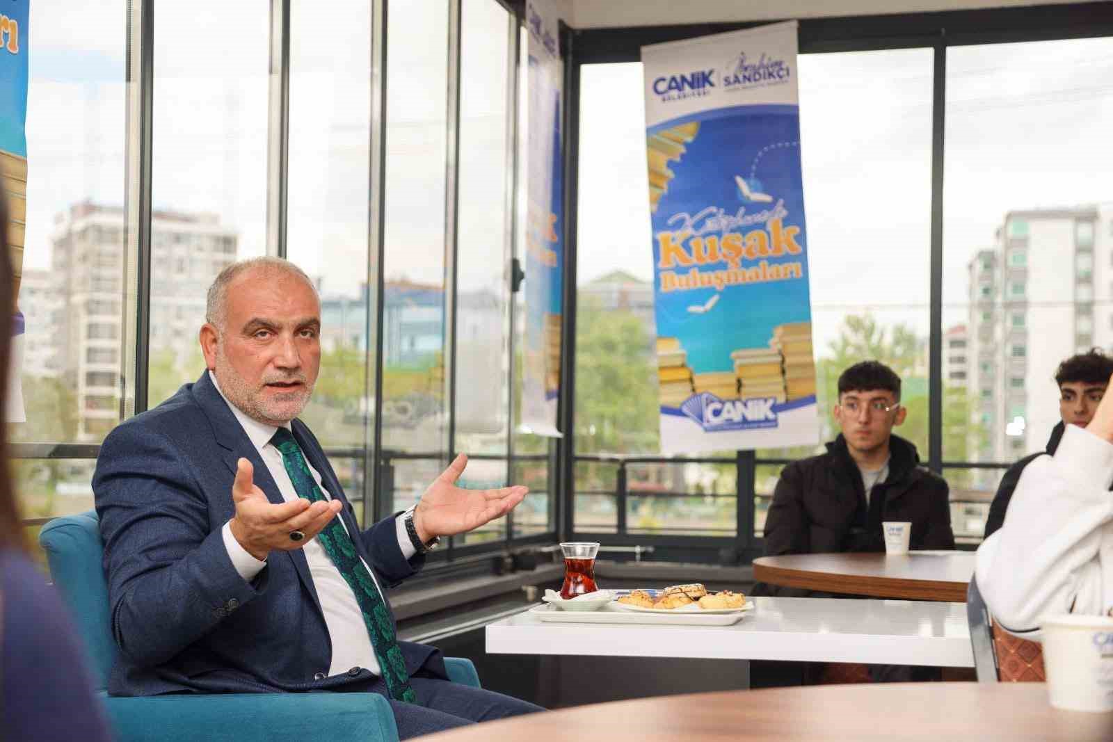 Başkan Sandıkçı: "Canik Halk Kütüphanesi ve Etüt Merkezimize ilgi yoğun"
