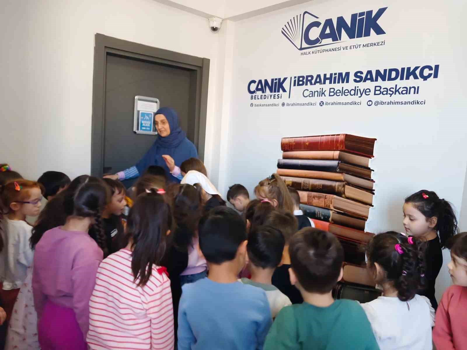 Başkan Sandıkçı: "Canik Halk Kütüphanesi ve Etüt Merkezimize ilgi yoğun"
