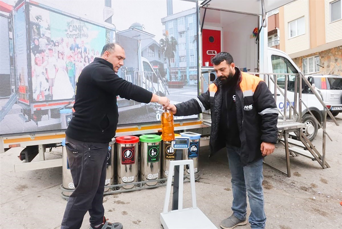 Başkan Sandıkçı: "Canik’te 5 ton atık geri dönüşüme kazandırıldı"

