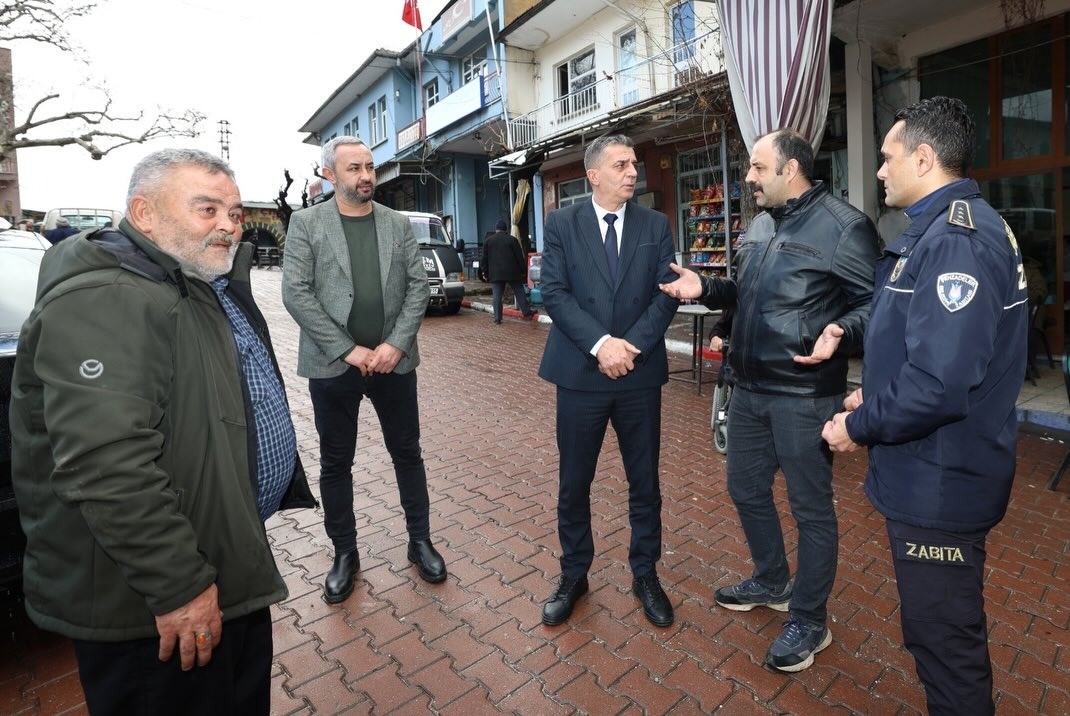 Başkan Şimşek sağanak sonrası sahada
