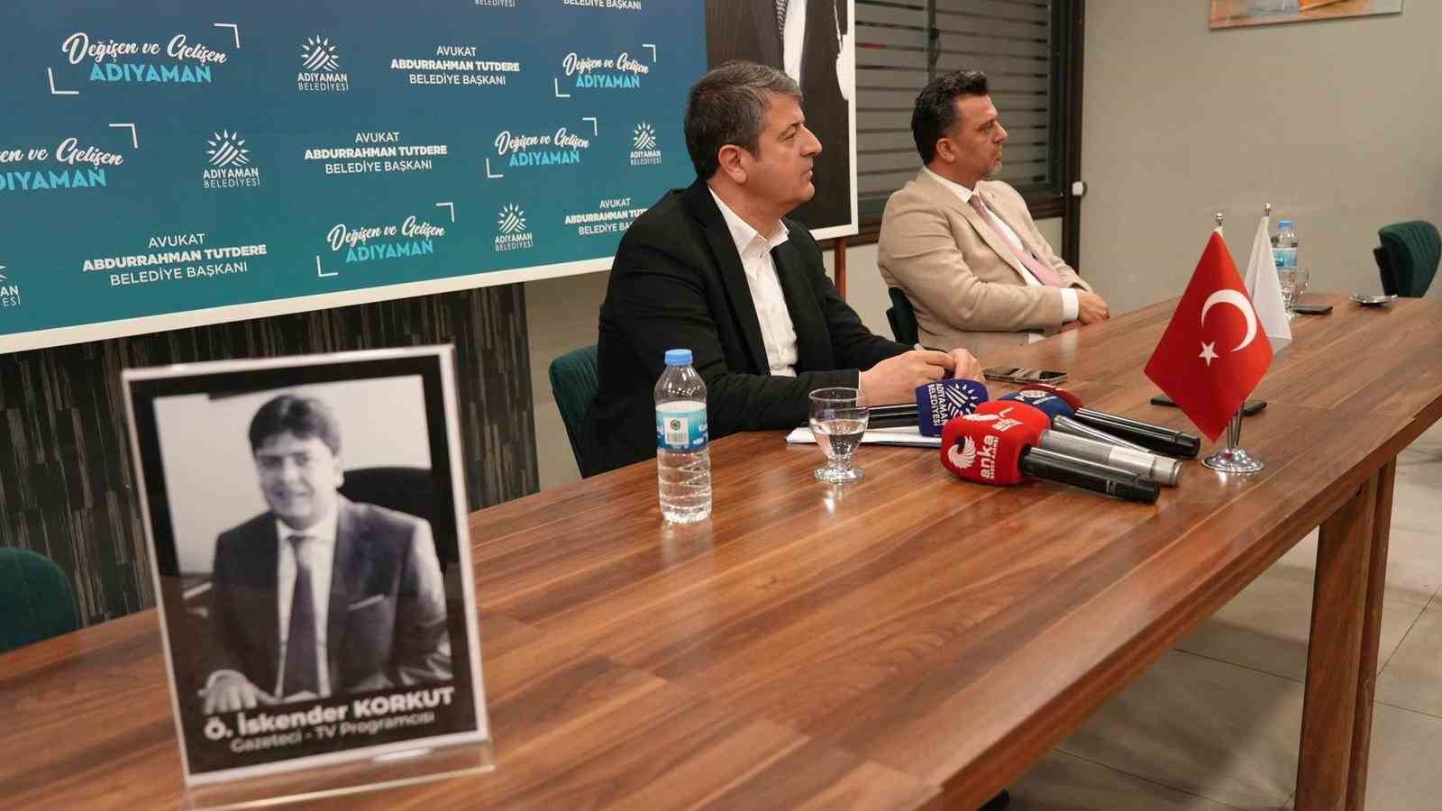 Başkan Tutdere: "Adıyaman’ın 50 yıllık sorunlarını çözmekte kararlıyız"
