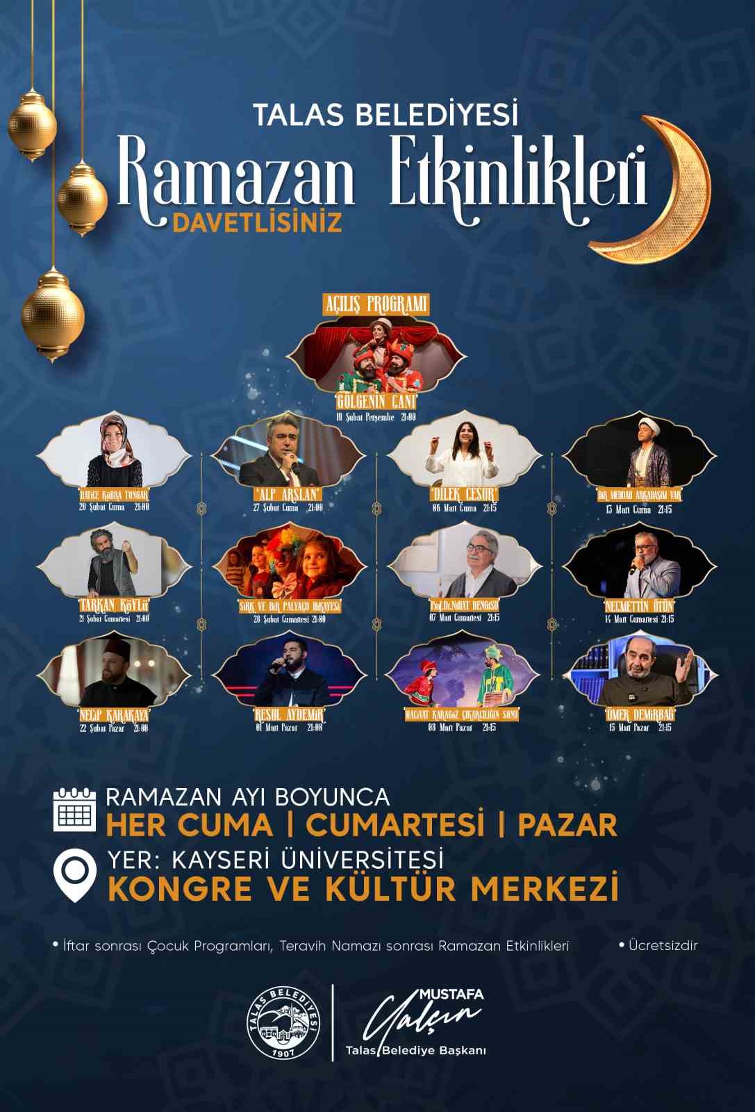 Başkan Yalçın’dan Ramazan etkinliklerine davet
