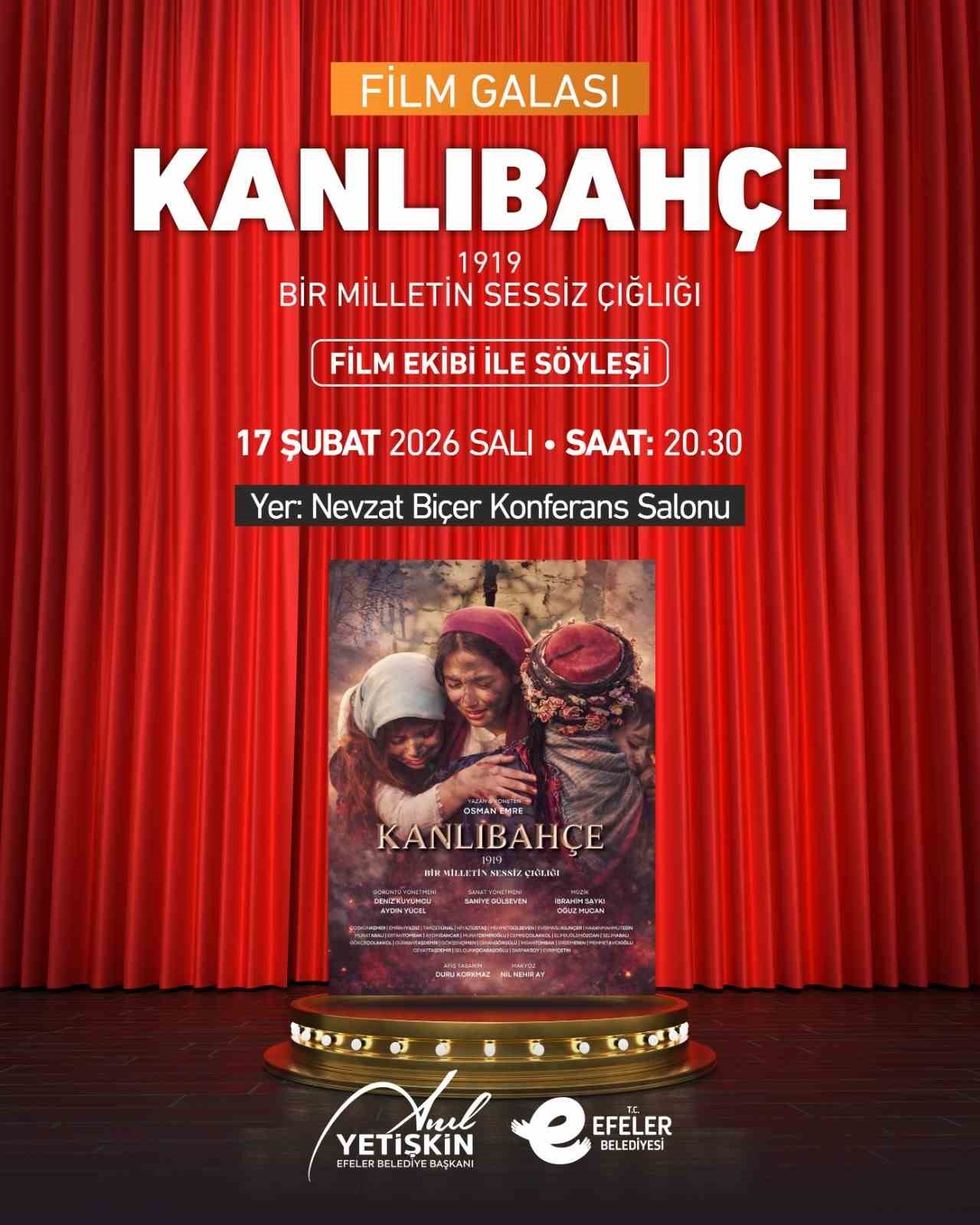 Başkan Yetişkin’den Kanlı Bahçe Film Galası’na davet
