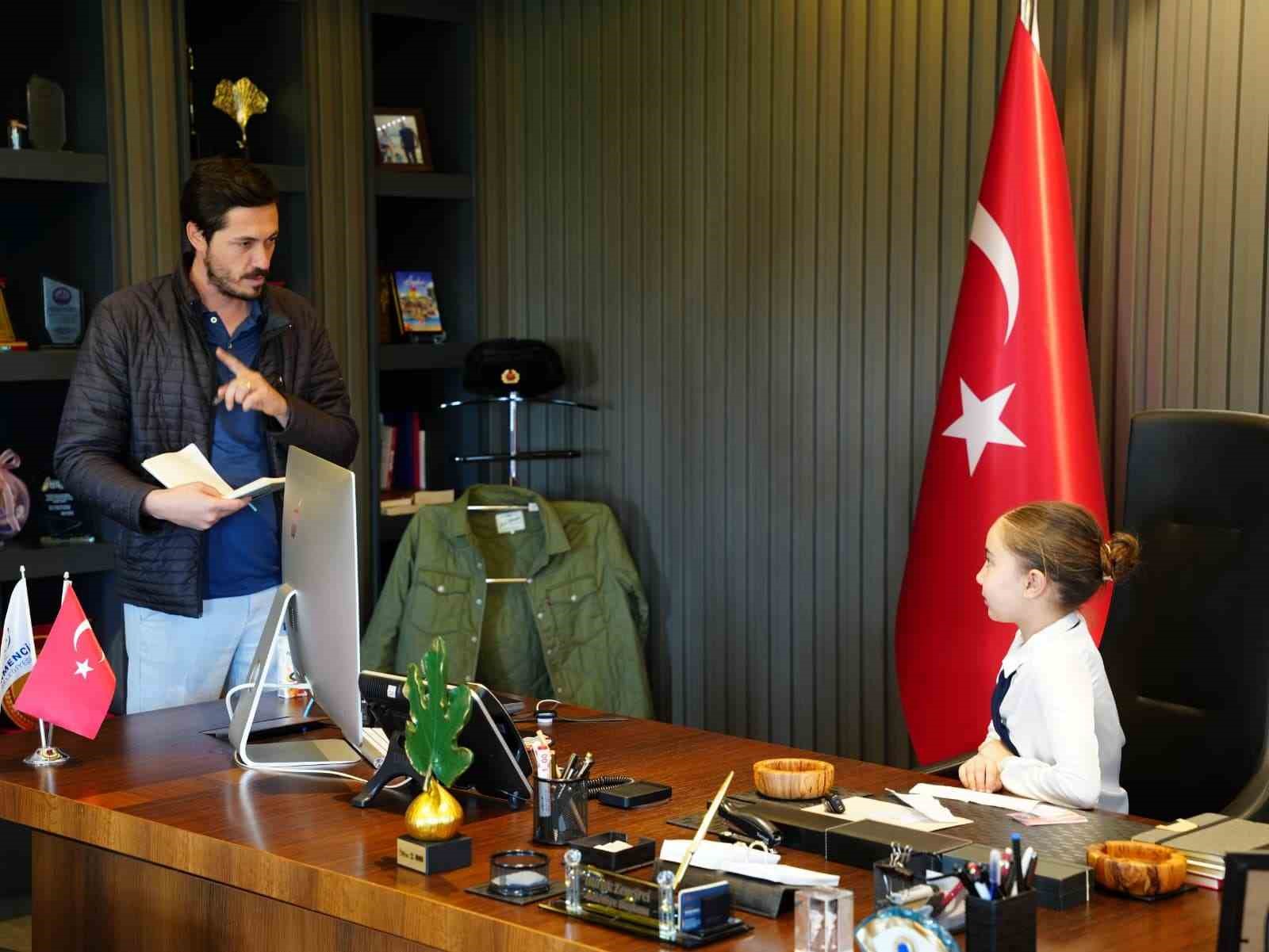 Başkan Zencirci yetkiyi, çocuklara devretti
