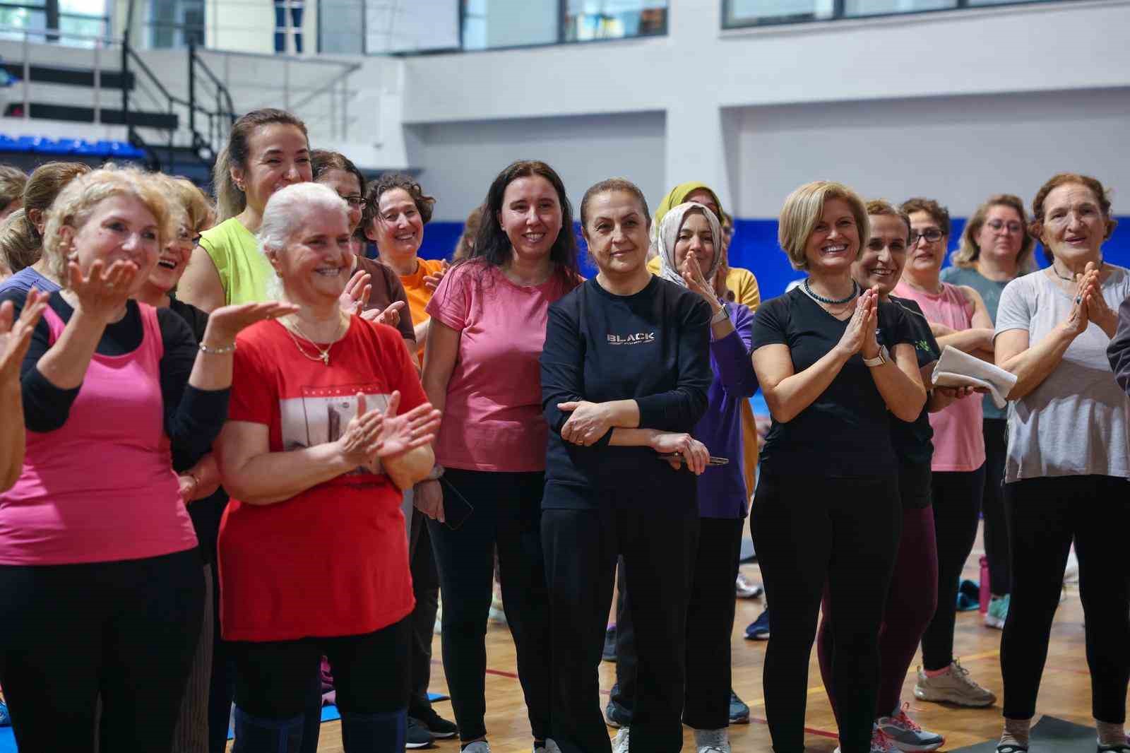 Başkanı Köymen, spor yapan kadınlarla buluştu
