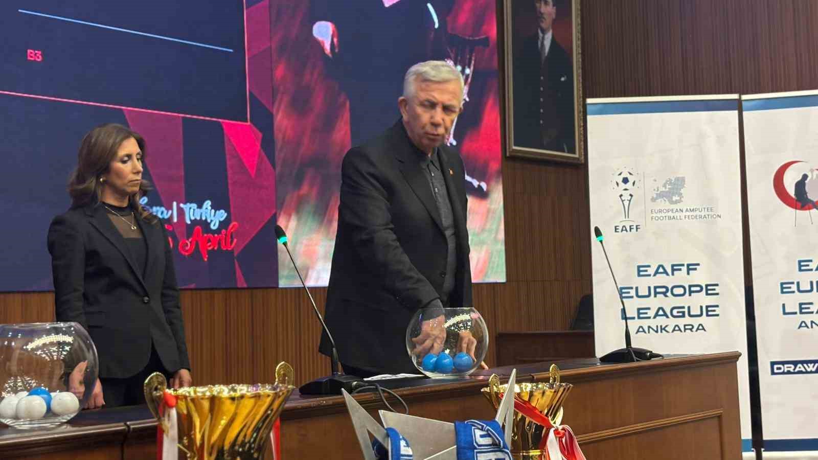 Başkent Ampute Futbol Gücü’nün, EAFF Avrupa Ligi’deki rakipleri belli oldu
