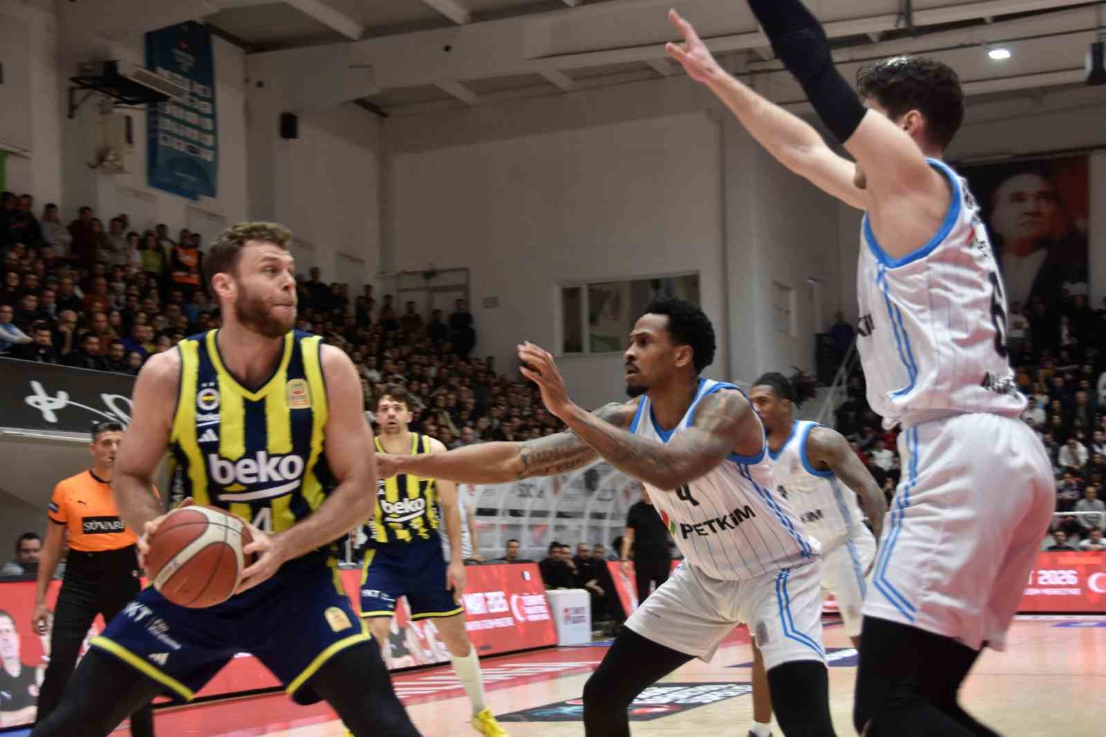 Basketbol Süper Ligi: Aliağa Petkimspor: 70 - Fenerbahçe Beko: 78
