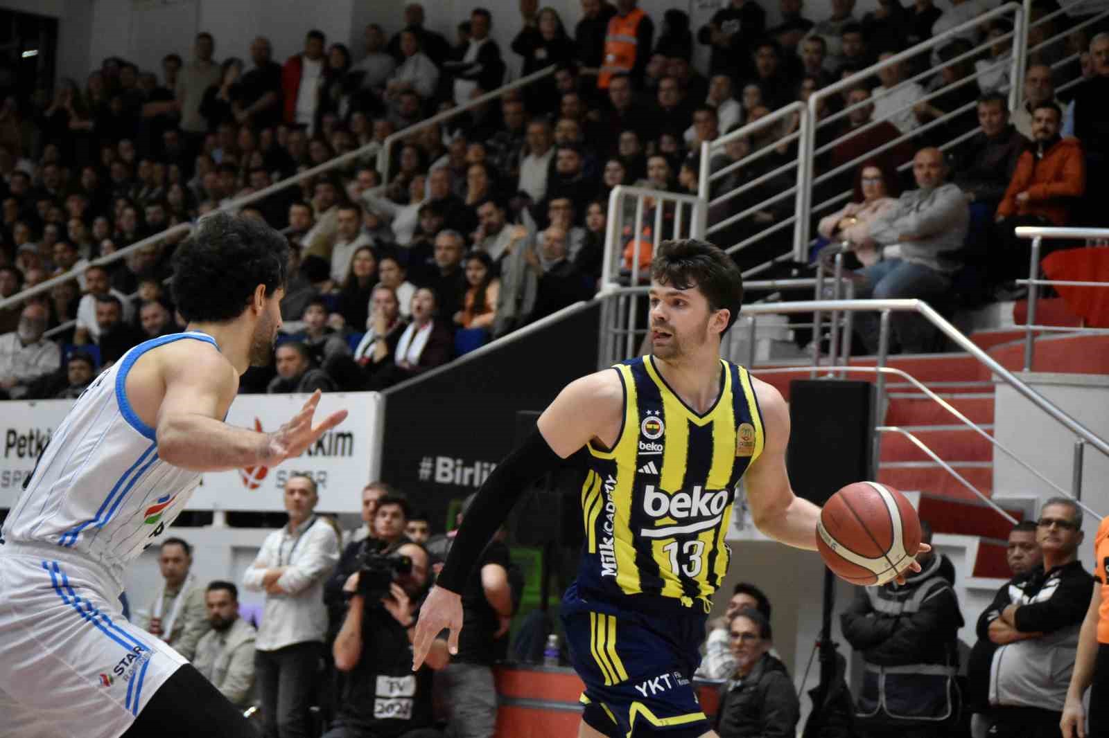 Basketbol Süper Ligi: Aliağa Petkimspor: 70 - Fenerbahçe Beko: 78
