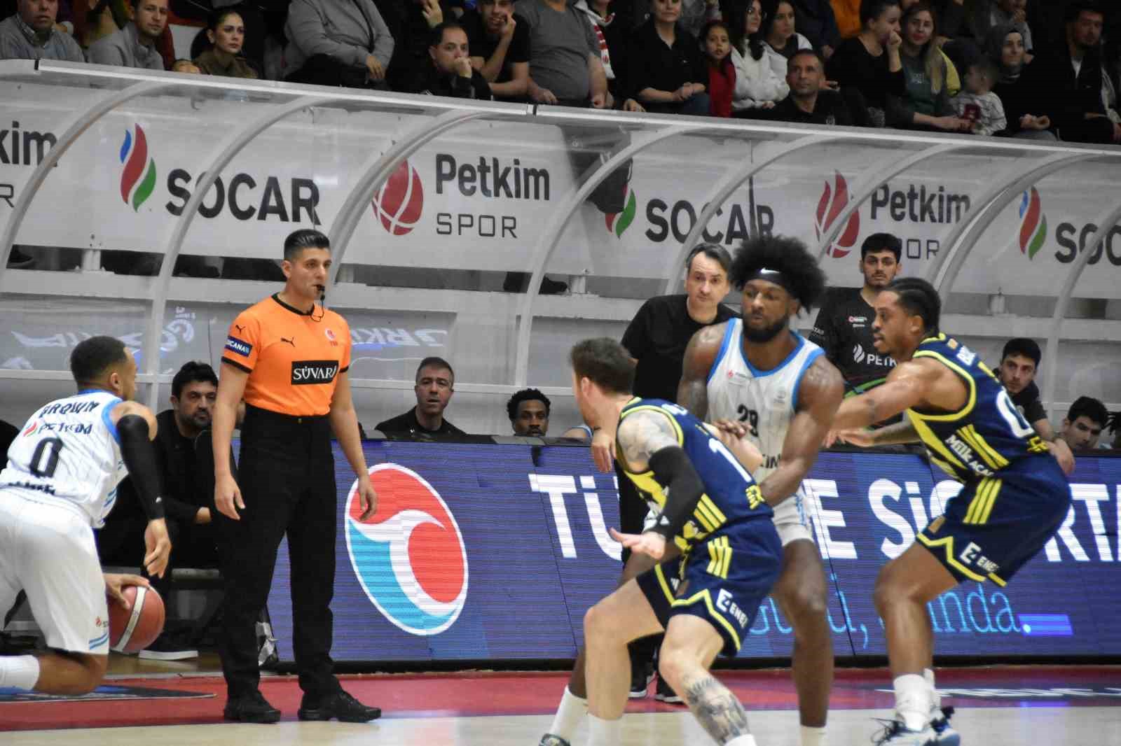 Basketbol Süper Ligi: Aliağa Petkimspor: 70 - Fenerbahçe Beko: 78
