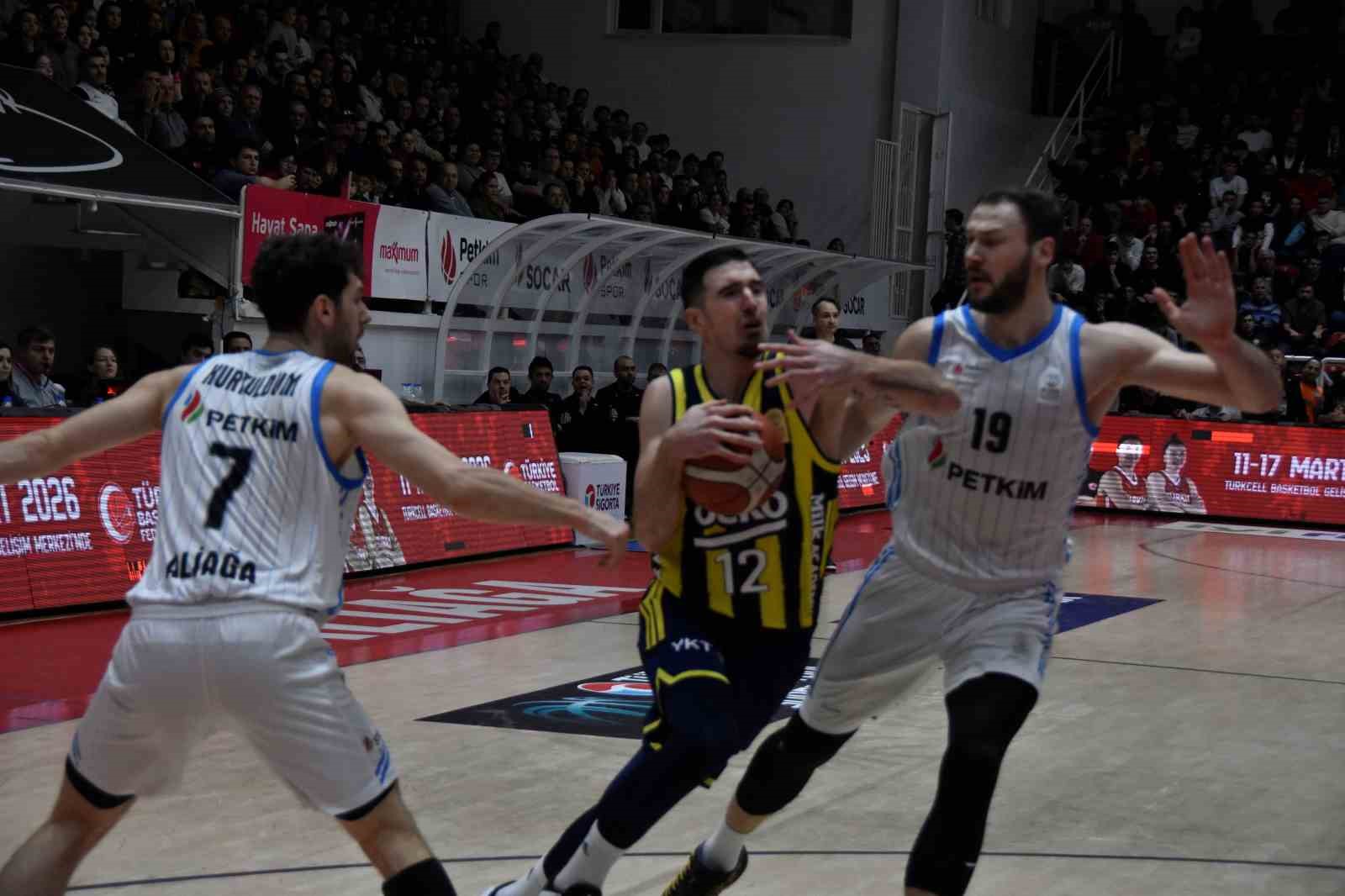 Basketbol Süper Ligi: Aliağa Petkimspor: 70 - Fenerbahçe Beko: 78
