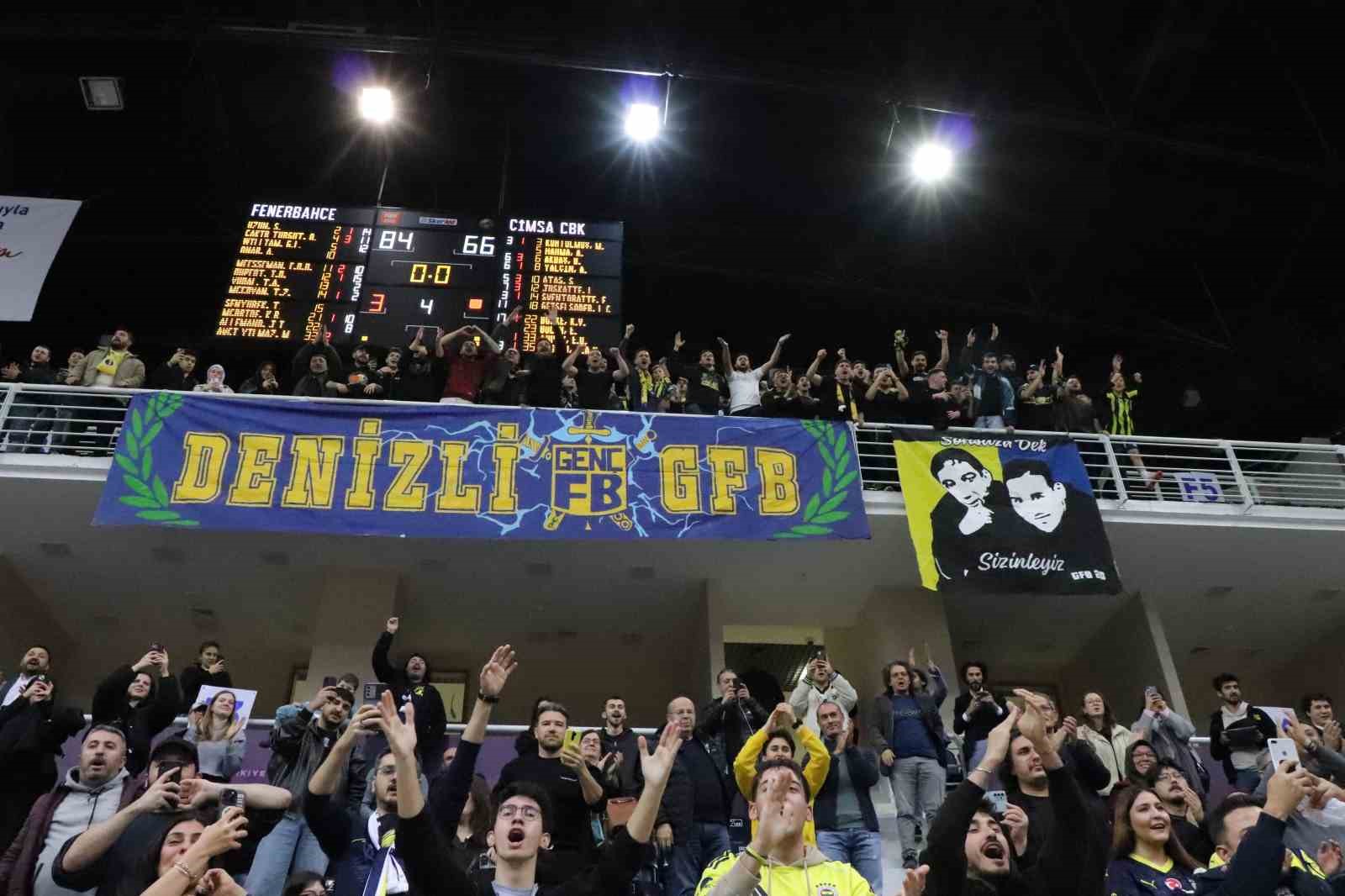 Basketbol Süper Ligi: Fenerbahçe Opet: 84 - ÇİMSA ÇBK Mersin: 66
