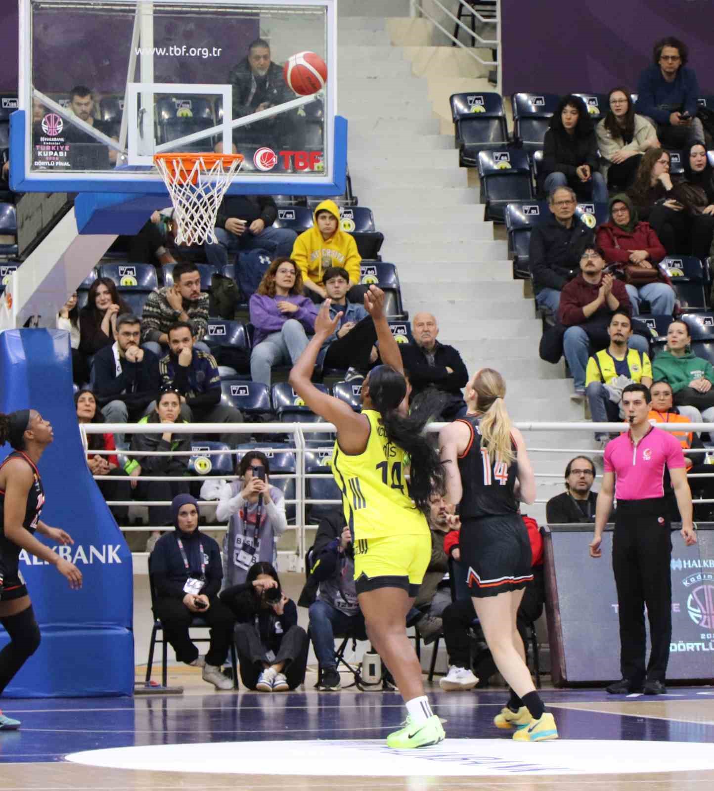 Basketbol Süper Ligi: Fenerbahçe Opet: 84 - ÇİMSA ÇBK Mersin: 66
