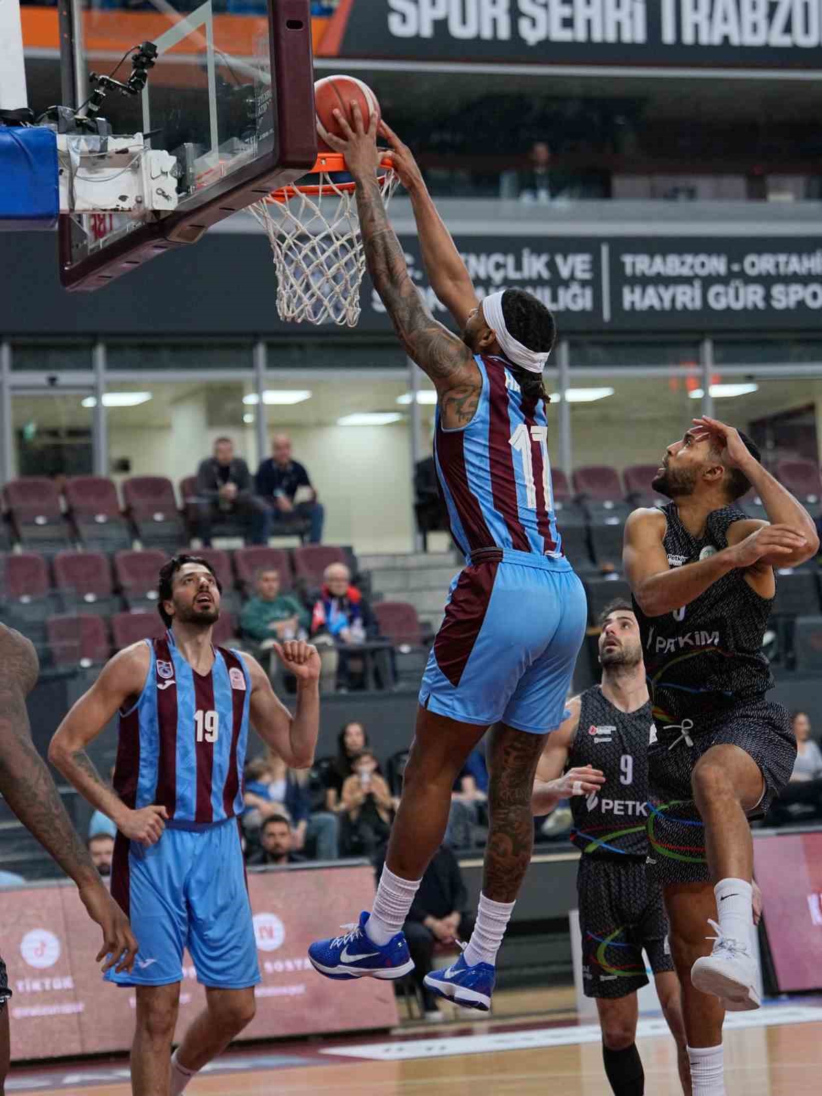 Basketbol Süper Ligi: Trabzonspor: 84 - Aliağa Petkimspor : 90
