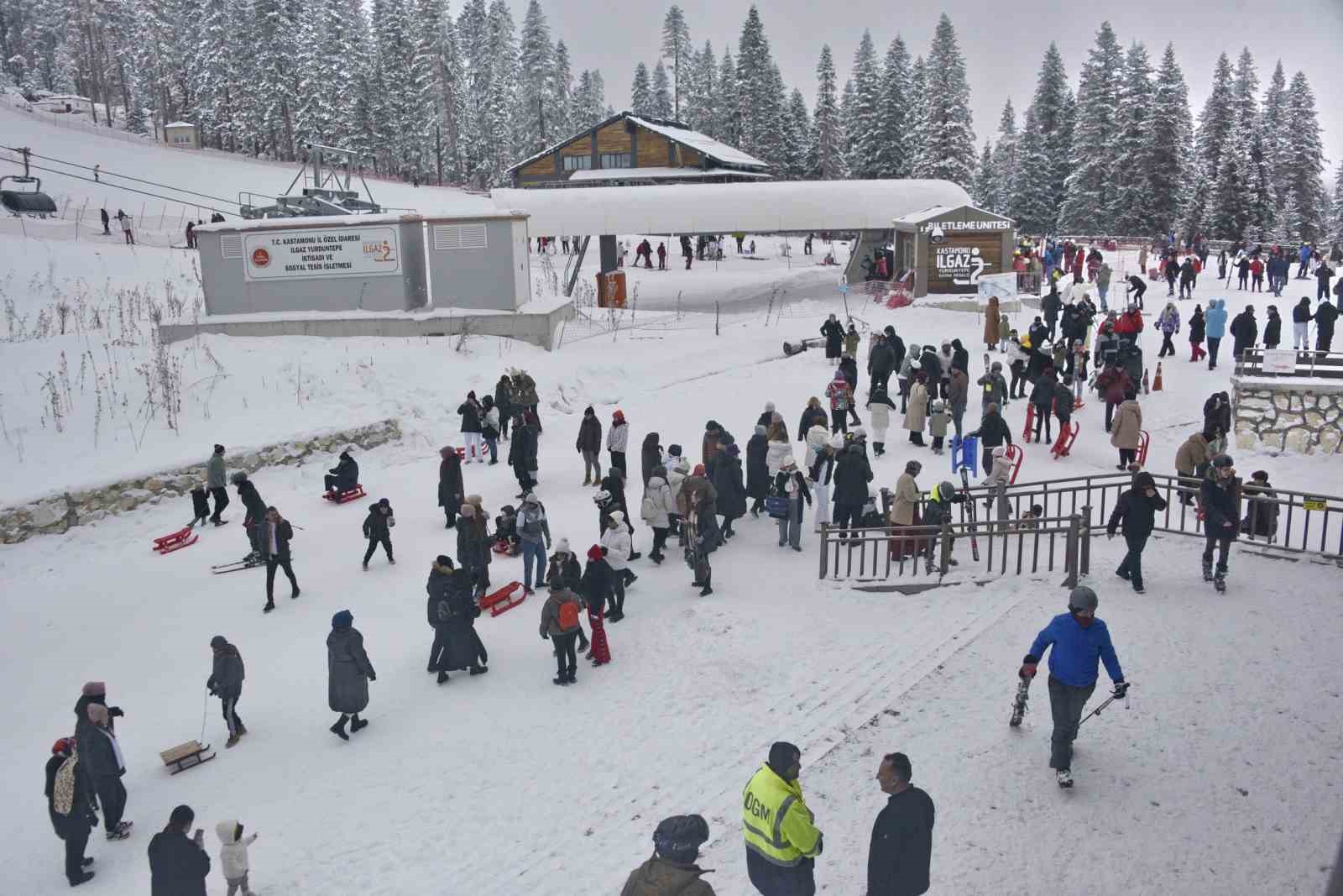 Batı Karadeniz’in en uzun pistine sahip Ilgaz Dağı, bayram tatilinde kayak severleri ağırlayacak
