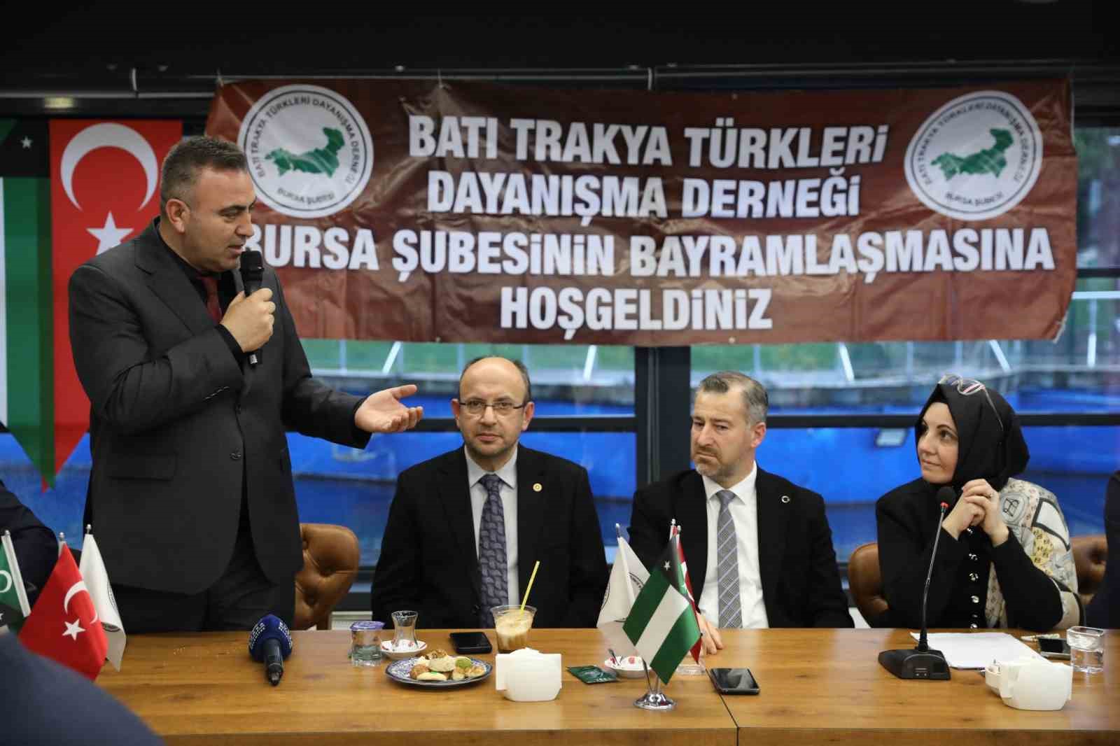 Batı Trakya Türkleri Bursa’da bayramlaştı
