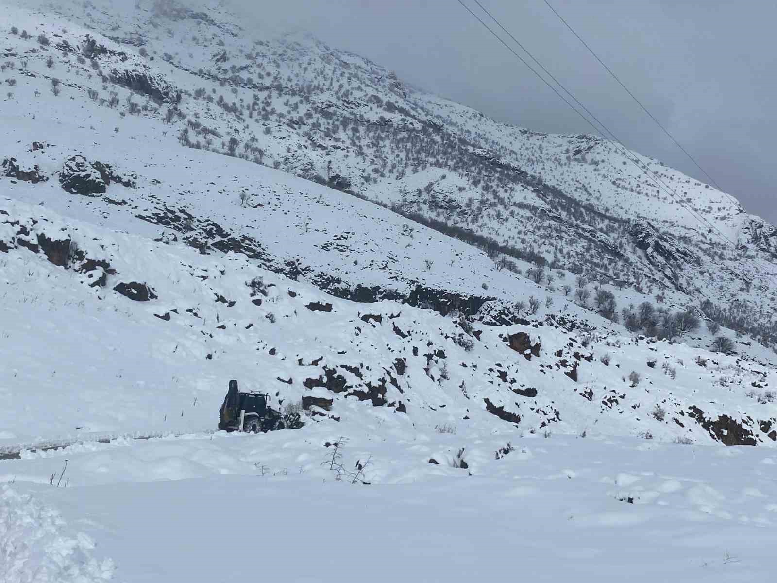 Batman’da 115 yerleşim yerinin yolu kardan kapandı
