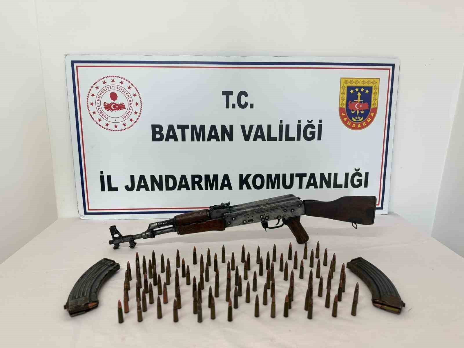 Batman’da ruhsatsız silah operasyonu: 2 tutuklama
