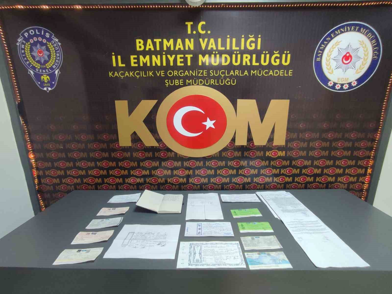 Batman’da tefecilik operasyonu: 8 şüpheli gözaltına alındı
