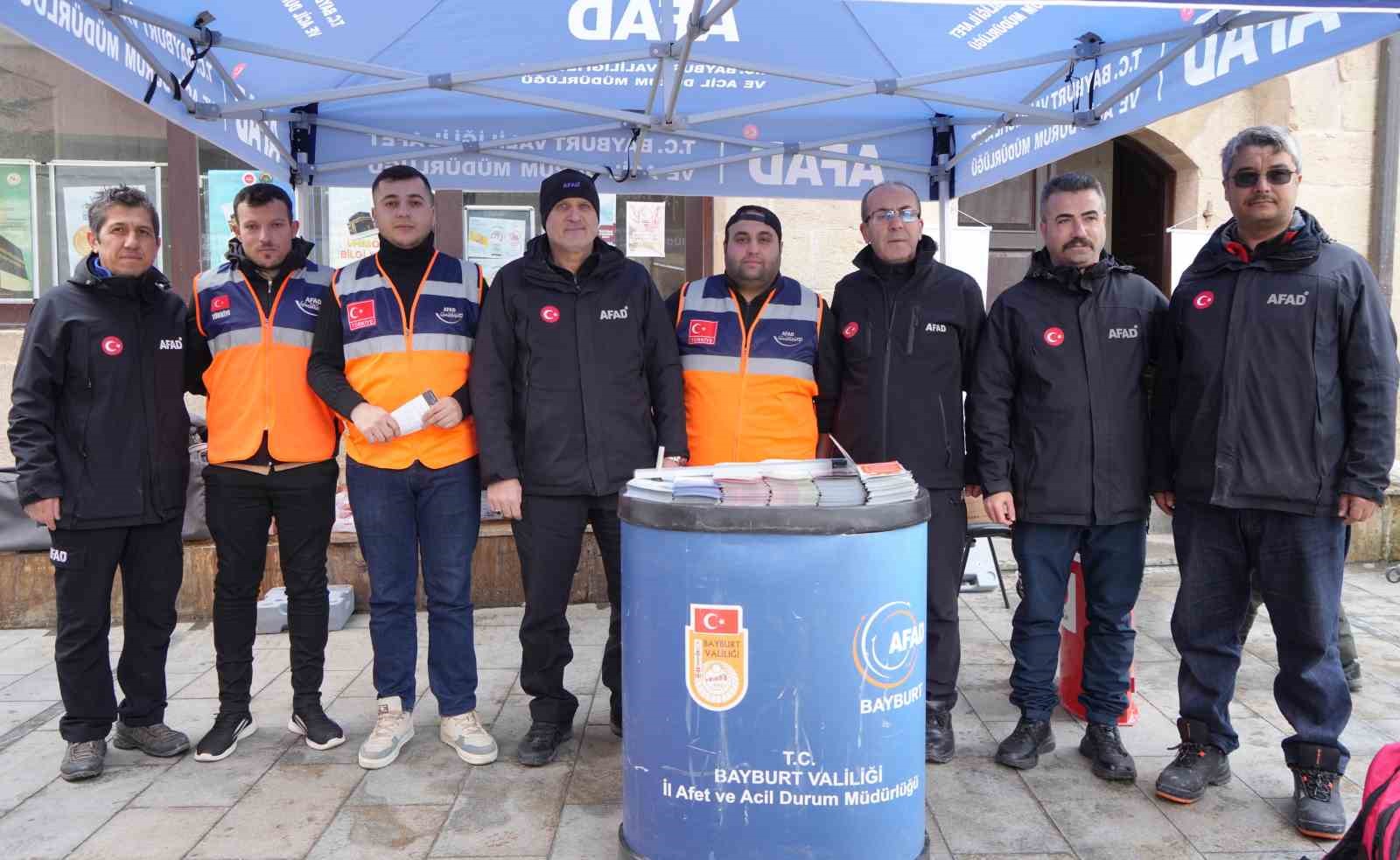 Bayburt AFAD’dan deprem sergisi ve ekipman tanıtımı
