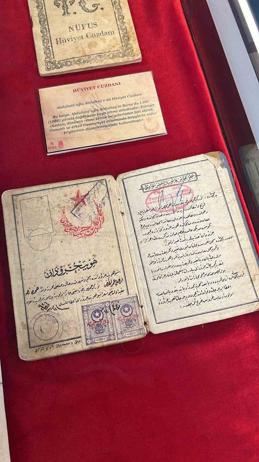 Bayburt’ta 150 yıllık nüfus arşivi sergilendi
