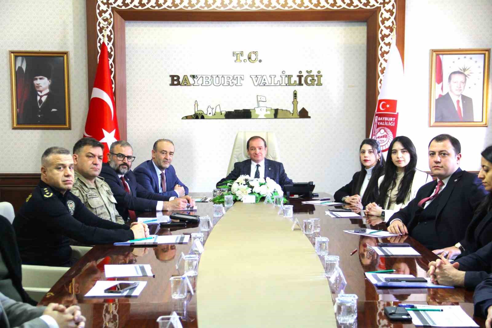 Bayburt’ta çocukların korunmasına yönelik yapılan çalışmalar değerlendirildi
