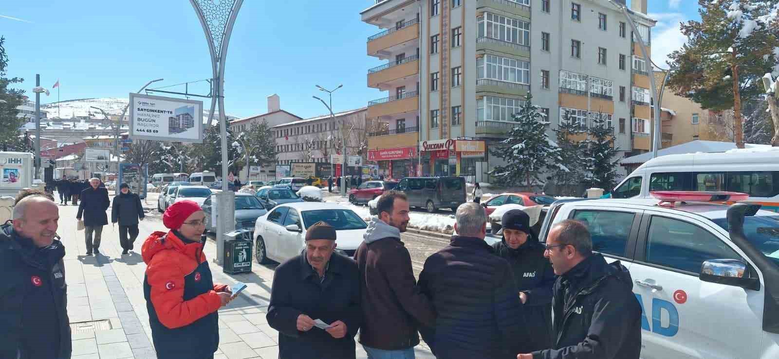 Bayburt’ta ’Deprem Haftası’ etkinlikleri başladı
