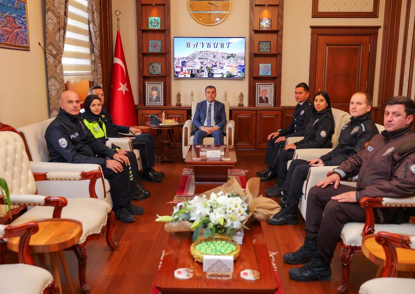 Bayburt’ta Polis Haftası ziyareti
