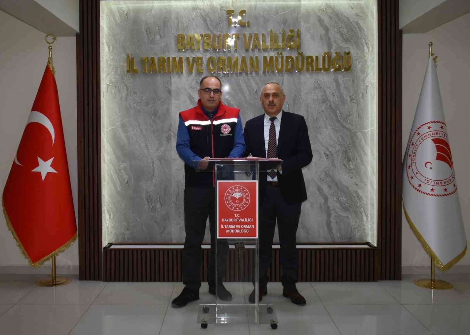 Bayburt’ta sosyal hizmet kuruluşlarına tarımsal üretim desteği
