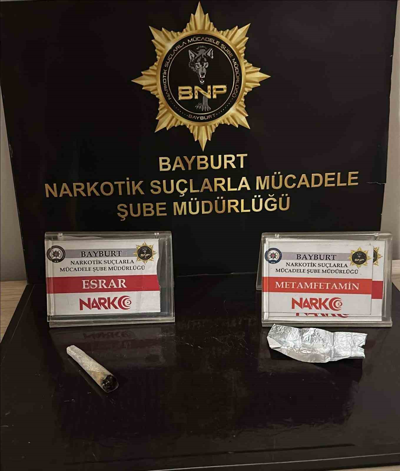 Bayburt’ta uyuşturucuyla mücadele devam ediyor
