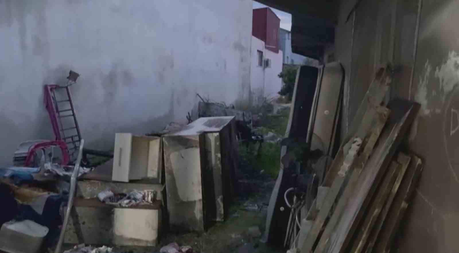 Bayram günü yangın afetini yaşadılar
