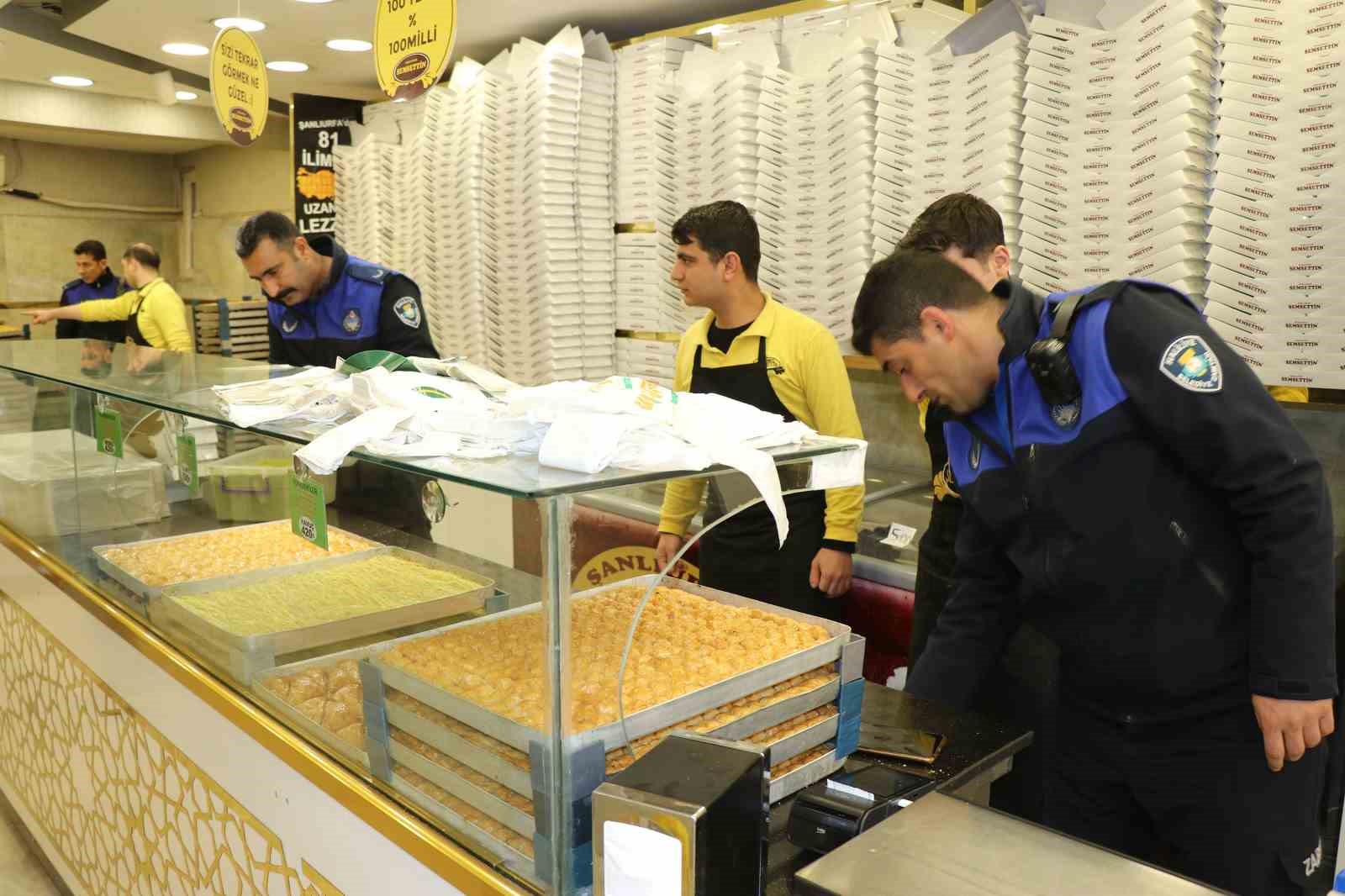 Bayram öncesi tatlı denetimi
