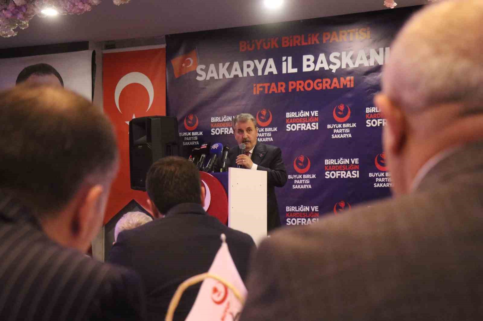 BBP Genel Başkanı Destici: "İşledikleri açık bir savaş suçudur ve mutlaka Trump da Netanyahu da yargılanmalıdır"
BBP Genel Başkanı Destici: "İşledikleri açık bir savaş suçudur ve mutlaka Trump da Netanyahu da yargılanmalıdır"