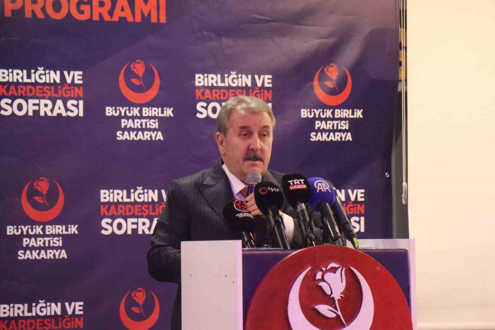BBP Genel Başkanı Destici: "İşledikleri açık bir savaş suçudur ve mutlaka Trump da Netanyahu da yargılanmalıdır"
BBP Genel Başkanı Destici: "İşledikleri açık bir savaş suçudur ve mutlaka Trump da Netanyahu da yargılanmalıdır"